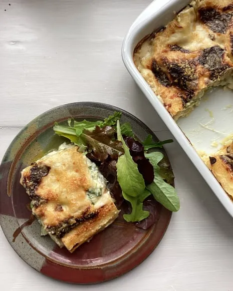 An Inspired Recipe for Lasagne with Courgette and Cheese Medley